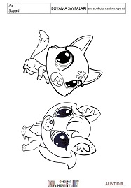littlest-pet-shop boyama sayfaları